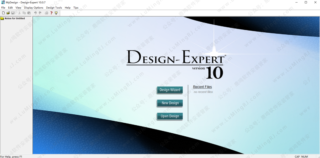 Design-Expert 10.0.7 WIN版本•英文•软件安装包下载安装教程步骤